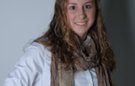 light and dark brown two-tone fringed scarf