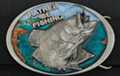 rather-be-fishing bass in lake scene belt buckle