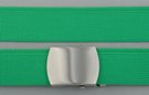 1-1/2" wide web belt with military style buckle