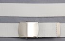 1-1/2" wide web belt with military style buckle